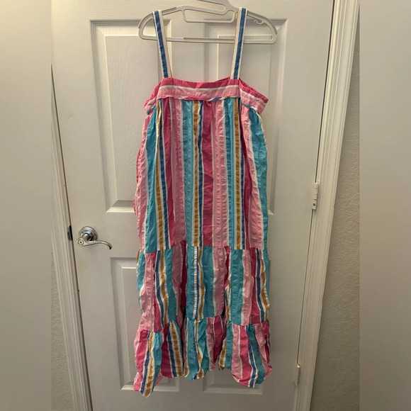 lemlem by Liya Kebede Jima Sweepy Striped Sundress - Picture 1 of 3